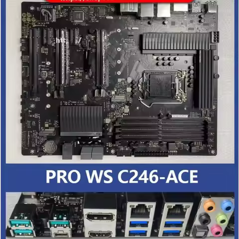 Used For ASUS WS C246M PRO C246-ACE workstation main board Xeon E-2186G/2288G(store code: 0852)
