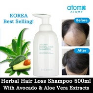 BEST SELLING KOREA ATOMY HERBAL HAIR LOSS SHAMPOO 500ml / Conditioner / Treatment / Toothpaste