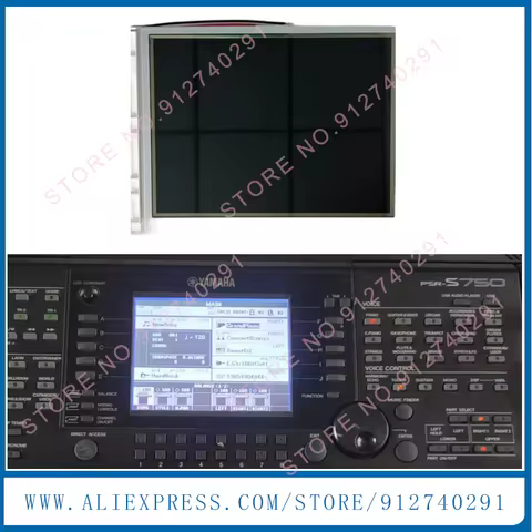 LCD Display Screen For Yamaha PSR S750 S710 Original 5.7 Inch LCD For Yamaha PSR S750 / PSR S710 Mat