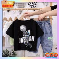 Wanset Age 1-8 Years Distro Bj Stlam Quality Bsju + Pants Ana Clothes Set for Little Boys Latest 202
