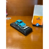 [Ready Stock] Sell a Solido 1: 43 Scale 1919 Renault 4cv Rallye Car Model, Classic Blue Painting, Fi