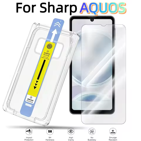 For Sharp AQUOS R10 R9 R8 R7 Wish 2 3 4 5 Sense 10 9 8 7 6 5G Tempered Glass Screen Protector Auto D