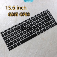 Ultra thin silicone notebook Computer keyboard protective film for 15.6 inch Msi Gf63 8rd-001cn Gs65 [CAN]