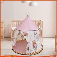 [PrettyiaSG] Play Tent for Kids Toy, Foldable Teepee Play House Child Castle Play Tent for Parks Barbecues Kids Picnics,