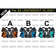FORK FOX 2021 Fox 32 LIGHTWEIGHT XC MTB DH bicycle Decal Sticker