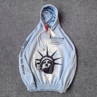 Off - White Liberty Sweater Hoodie Tie Diye Full Tag Label