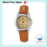 CITIZEN Women's Solar-Powered Watch H045-303 Analog Waterproof Brown Leather Strap direct from japan