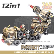 Hộp Đồ Chơi lắp ráp xe chiến đấu phòng không 12 trong 1 Panlos brick patriot 633011 - 549 chi tiết