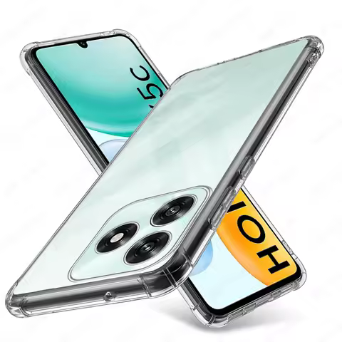 For Honor X5c Case Anti-Yelllow Transparent Soft Back Shockproof Cover HonorX5c Plus X5cPlus HonorX5