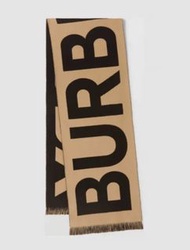 全新現貨Burberry 大熱經典款 雙面撞色羊毛字母圍巾