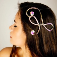 Bohemian Style Colorful Headdress Flat Clip Rhinestone Hair accessories accessories Yiwu Hair access