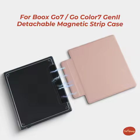 twosheep Minimalist Solid Case suit for Boox Go7 Go Color7 GenII Go Color7 Gen2 Leaf3 Leaf3c Magneti