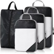 3/4/5Piece Storage Bags Compression Packing Cube Travel Storage Bag Luggage Clothing Storage Set
