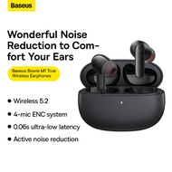 Baseus Bowie MZ10 Bluetooth 5.2 True Wireless Earphones -25dB Noise Cancellation Earbuds