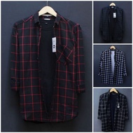 H&amp;R KEMEJA FLANEL - KEMEJA DISTRO PRIA- KEMEJA PRIA DISTRO MOTIF - KEMEJA LENGAN PANJANG IMPORT -  KEMEJA PRIA LENGAN PANJANG MOTIF KOTAK - KOTAK - KEMEJA PRIA CASUAL - KOREA STYLE - KEMEJA LENGAN PENDEK BAHAN KATUN PREMIUM