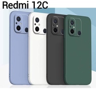 Redmi 12/Poco C55/Redmi 12Cตรงรุ่น(พร้อมส่งในไทย)เคสTPU​นิ่ม​สีพาสเทลแบบคลุมกล้องXiaomi Redmi 12C/Poco C55