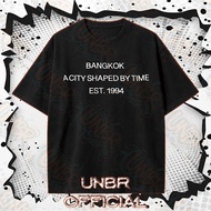 UNBR Graphic Tee Bangkok City Shaped by Time Est. 1994 Men Casual Streetwear
