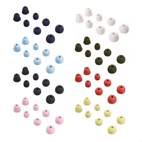 Earbuds Ear Tips Replacement 4 Pairs Soft Silicone Multi Size for beats Flex/X/Powerbeats Pro in-Ear