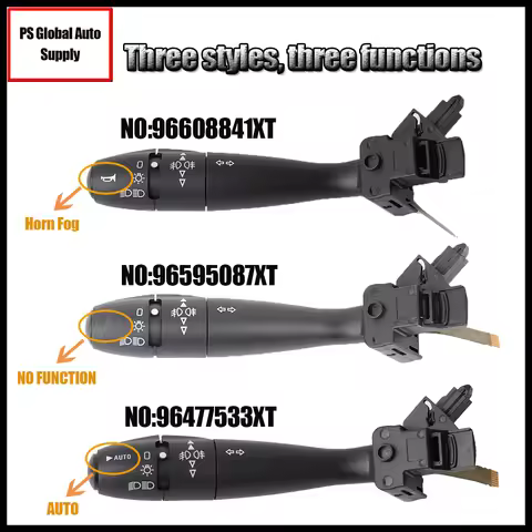 Car indicator light turn signal switch is applicable to Citroën Peugeot 307 308 207 206 OE:96608841X