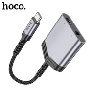 Hoco ls39 Bộ chuyển đổi tai nghe chuyển đổi bộ chuyển đổi 2 trong 1 Type-C sang Type-C & 3.5mmaudio 