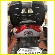 ۞ ☫ ✎ NMAX SET CLEAR/BLACK decals find ur trip (for light color fairings only) printed