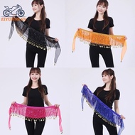 ziyunshan Belly Dance Waist Chain Boho Sequin sel Waist Belt Indian Dance Hip Scarf Jazz Dance Show 