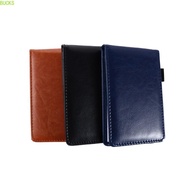 BUCKS Mini Notepad School Supplies Office Memo Pads Leather Cover Retro Small A7 Notebook