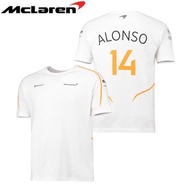 2025 New F1 racing jersey for summer men's and women's racing teams, short sleeved T-shirt for fans 