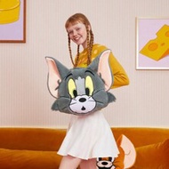 Cartoon Cat Plush Headrest Cushion, Only TOM!1pc