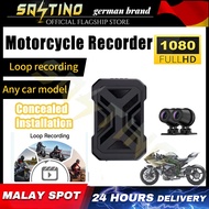 SANTINO Motorcycle DVR True 1080P Action Camera Recorder Front & Rearview ip67 Waterproof Dash Cam W