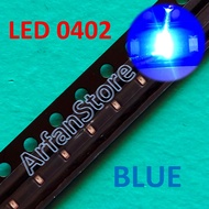 SMD LED 0402 Blue SMT Chip Super Bright biru PER 25PCS