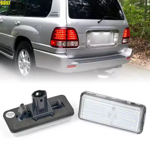 2Pcs Canbus LED License Number Plate Light for Lexus Cruiser Prado J100 J120 J200 Lexus LX470 LX570 