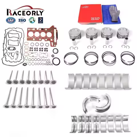 RACEORLY Engine Rebuild Valves CR10:1 Kit For BMW 328i 428i X3 F30 12-17 N20 2.0