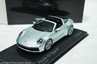 【現貨特價】1:43 Minichamps Porsche 911 Targa 4S 2020 992 銀色/深灰
