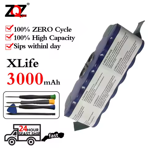 For iRobot Roomba 14.4v 3000mAh For XLIFE extended life NI-Mh Battery 500 600 700 and Select 800 ser