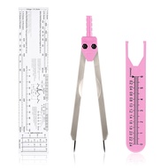 EKG Calipers ECG Calipers Measuring Tool with Ruler EKG Caliper Divider for Measuring Electrocardiog