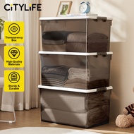 Citylife PIATTO Stackable Storage Box Plastic Storage Box Organizer Large Capacity Container 21L/31L