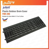 Plastic Outdoor Drain Cover (Penutup Longkang Plastik) Drain Width 21.7cm To 24cm - Felton Plastic D