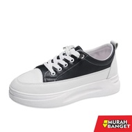 CANI Aelin Women's Casual Full Color Sneakers 9012 - NEW BLACK, 37