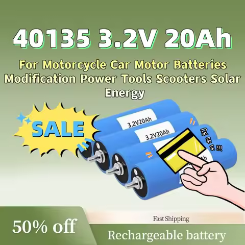 For Motorcycle Car Motor Batteries Modification Power Tools Scooters Solar Energy 40135 LiFePO4 3.2V