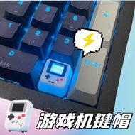 beg lelaki bag lelaki Game Console Keycap Retro Gameboy Computer Keyboard Cap Translucent Cross Axis