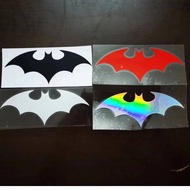 Batman Colorful Laser Reflective Sticker Electric Vehicle Motorcycle Motorcycle Reflective Sticker Dark Rider Waterproof Reflective Sticker Modified Car Sticker F