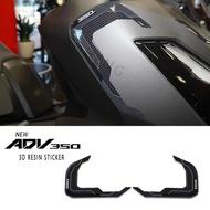 For HONDA ADV350 ADV 350 2022 2023 3D Motorcycle Resin Sticker corner protector Tank Pad Anti Scratc