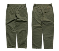 กางเกงขายาวทรงตรงย้อนยุค HBT UTILITY PANT ผ้าลายทางสามสี OG-107 กางเกงขายาวทรงทำงานสไตล์อเมริกันสำหร