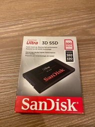 SanDisk Ultra 3D 250GB 500GB SSD 2.5吋 SATAIII 固態硬碟