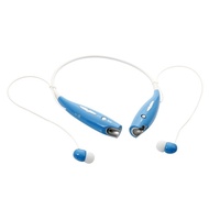 HBS-730 1-to-2 CSR Stereo Bluetooth 4.0 Sport Headset with Microphone Hands-free Calls Blue