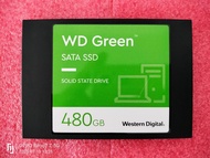 SSD 480GB WD Green SATA ประกัน Synnex ถึง 14/11/2570 ดิสก์100℅ ใช้งาน 63ชั่วโมง