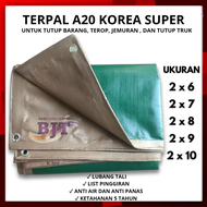 Terpal Tebal 2x6 2x7 2x8 2x10 A20 Korea Super Tenda Tutup Truk Lembaran Jemuran