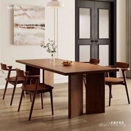 Retro Dining Table Rectangular Dining Table Design Nordic Long Table Workbench Solid Wood Conference