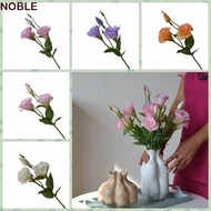 NOBLE Artificial Lisianthus Flowers, Real Touch Lifelike Fake Eustoma Flower, Wedding Bouquet Elegan